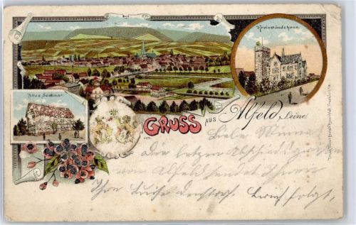 31061 W3220 Alfeld (Leine) Lithographie