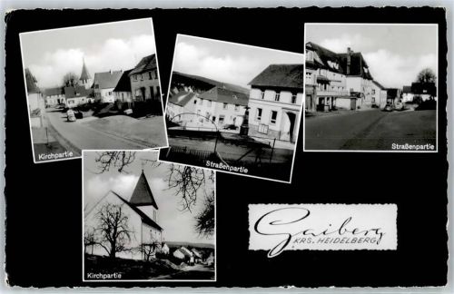 69251 W6901 Gaiberg , Baden - Dorfpartie