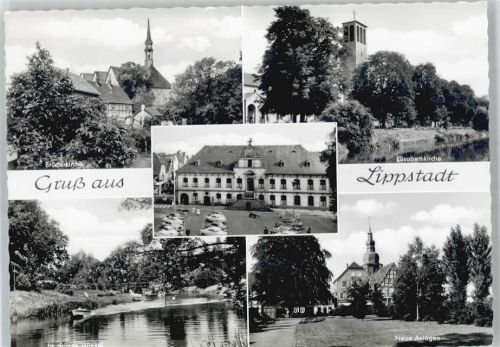 Lippstadt Brüderkirche, Elisabethenkirche, Razhaus, Ortsansicht, Park