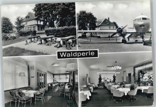 Werdau Konsum Gaststätte Waldperle, altes Flugzeug