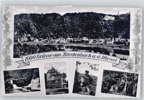 Brodenbach Gesamtansicht, Jugendherberge, Ehrenburg, Donnerloch