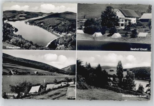 34431 W3538 Bredelar - Diemelsee, Seehof Knust, Camping, Sommerhaus Knust