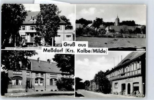 Meßdorf Kinderheim Albert Steinert, Gasthof Weidmannsheil, Dorfstraße, Konsum-Geschäft