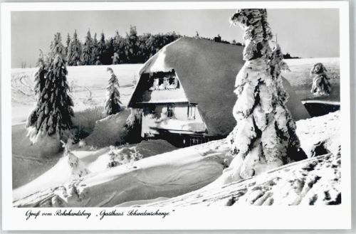 78136 W7745 Rohrhardsberg im Schwarzwald - Gasthaus Schwedenschanze