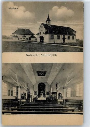 79774 W7892 Albbruck - Schulhaus, Notkirche
