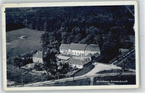 Gravenbruch Fliegeraufnahme, Forsthaus