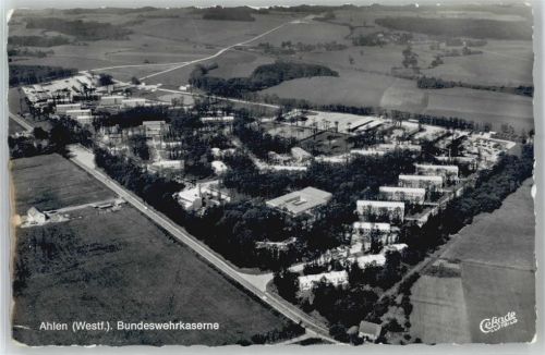 Ahlen Fliegeraufnahme, Bundeswehrkaserne
