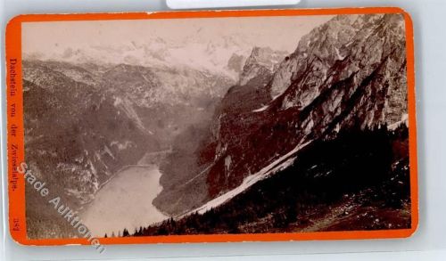 Zwieselalmhütte CDV Format ca. 11 x 6 cm, Blick von der Zwieselalpe, Verlag Würthle & Spinnhirn Salzburg