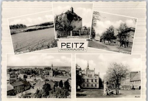 03185 O7520 Peitz - Hauptstrasse , Litfaßsäule