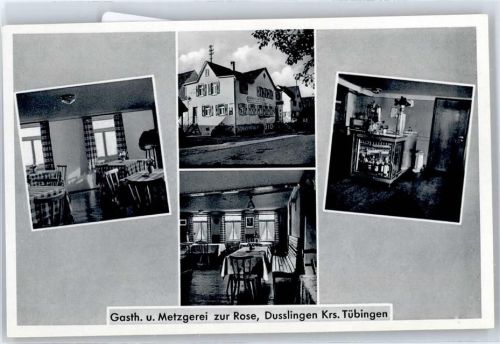 Dußlingen Gasthof Metzgerei zur Rose