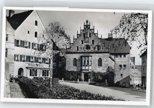 93192 W8411 Sulzbach , Oberpf - Rathaus, Gasthaus Krone