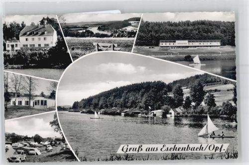 92676 W8489 Eschenbach i.d.OPf. - Schullandheim, Stadtbad, See, Cafe am See