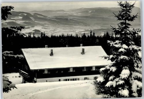 Ruhmannsfelden Winter-Karte Pension und Ferienheim Berggasthaus Loderhard