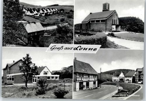 Lenne Siedlung, Schule, REWE-Markt Sonnemann