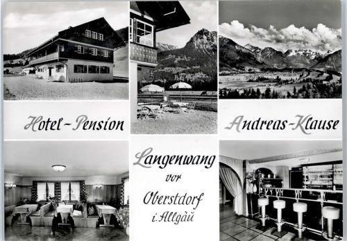 87538 W8975 Langenwang , Allgäu - Hotel-Pension Andreas-Klause