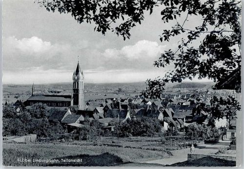 65604 W6254 Elz , Westerw - Teilansicht mit Kirche