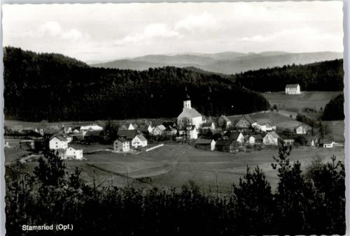 Stamsried Totlansicht mit Kirche