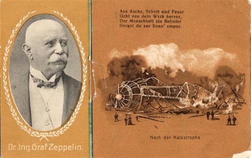 Zeppelin Zeppelin, F. Graf von 3D AK