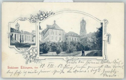 91792 W8836 Ellingen , Bay - Schloss verziert