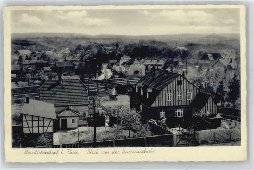 99192 O5103 Neudietendorf - Blick von der Bauernschule