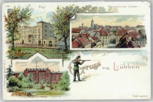 15907 O7550 Lübben - Post, Jäger Kaserne