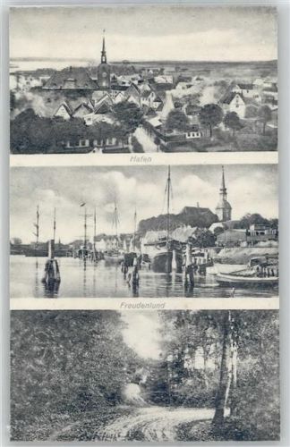 Kappeln Kirche, Ortsansicht, Hafen