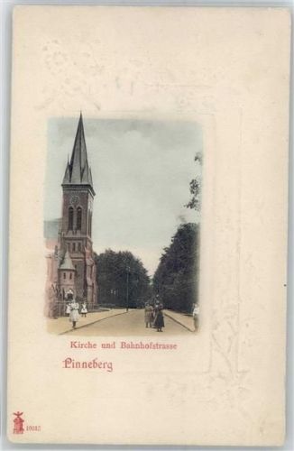 25421 W2080 Pinneberg - Kirche, Bahnhofstraße
