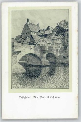 Besigheim Lithographie, Brücke