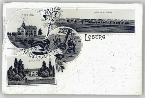 Loburg Berghotel, Lager von Alt Grabow