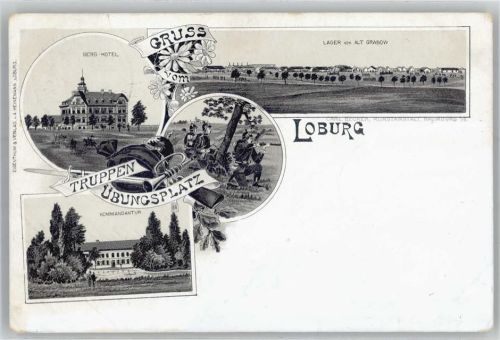 Loburg Berghotel, Lager von Alt Grabow