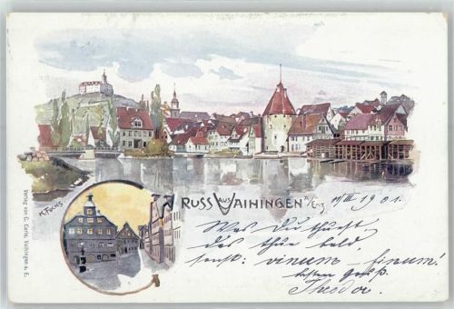 Vaihingen Zeichnung Panorama