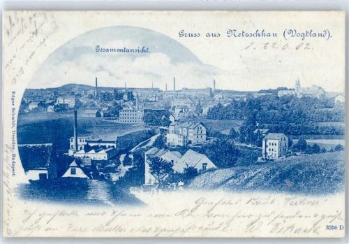 08491 O9804 Netzschkau - verziert