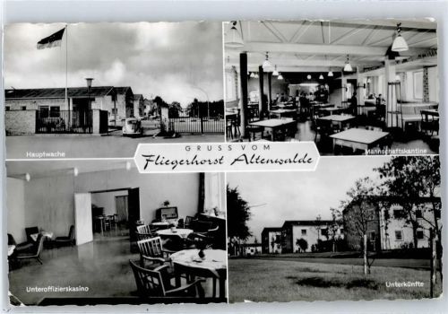 27472 W2190 Altenwalde - Fliegerhorst, Hauptwache, Mannschaftskantine, Unterkünfte, Unteroffizierskasino