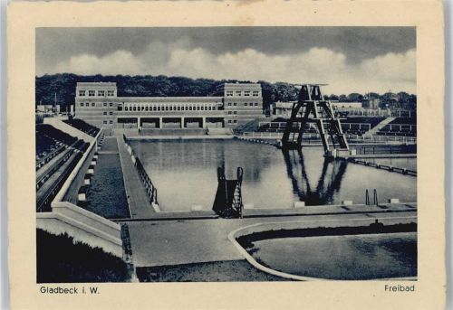 Gladbeck Freibad, Schwimmbad