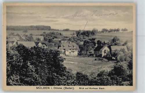 Mülben Blick auf Kurhaus Steck