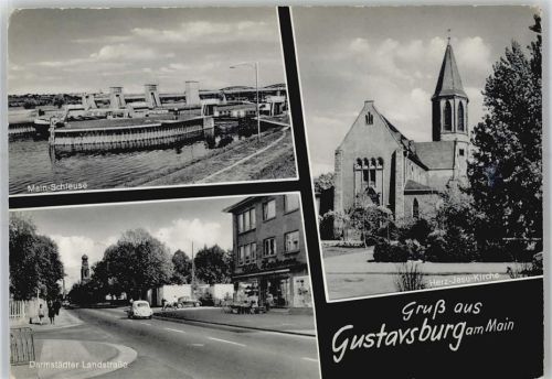Ginsheim-Gustavsburg Darmstädter Strasse, Maun-Schleuse