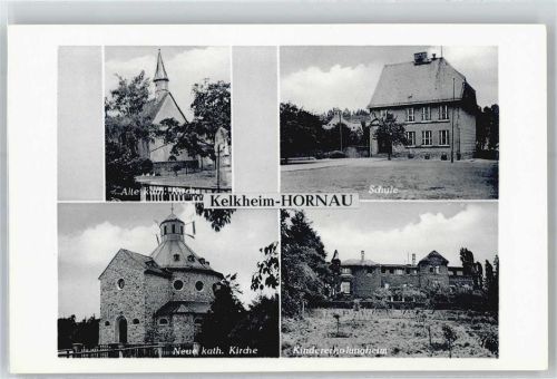 Kelkheim Kirche, Schule, Kindererholungsheim