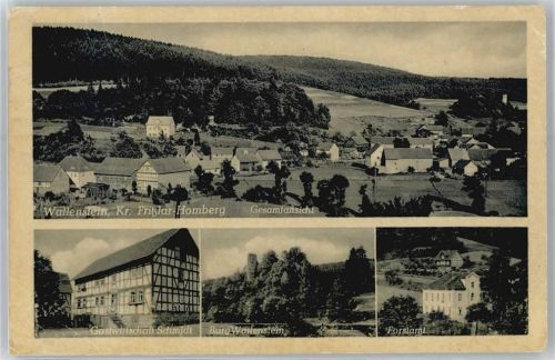 Wallenstein Forstamt, Burg Wallenstein, Gastwirtschaft Schmidt