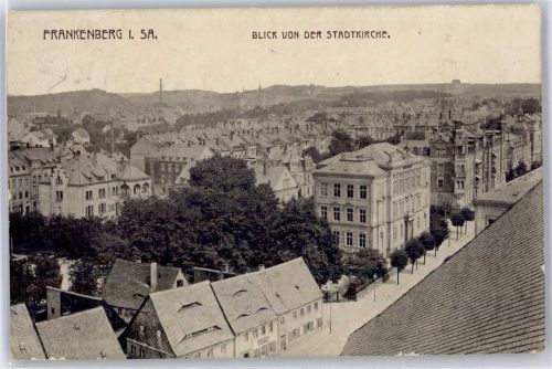 09669 O9262 Frankenberg , Sachs - Blick von der Stadtkirche