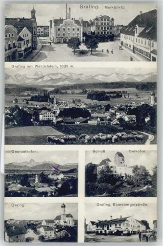 Grafing Marktplatz, Schloss, Ebersbergerstrasse