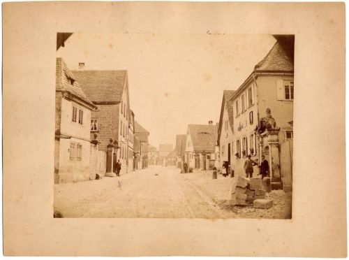 97355 W8711 Abtswind - Foto ca. 22 x 16,5 cm aufgeklebt, ca. 1890