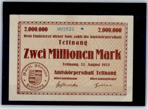 88069 W7992 Tettnang - Notgeld