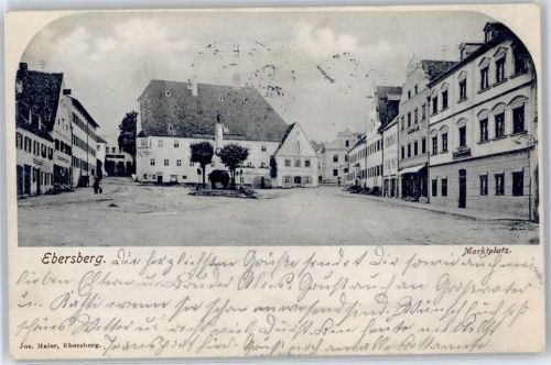 85560 W8017 Ebersberg , Oberbay - Marktplatz