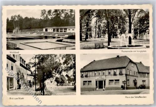 99444 O5304 Blankenhain , Thür - Schwimmbad , Marktplatz