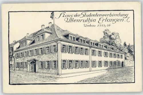 Erlangen Uttenruthia , sign. M.Baierlacher
