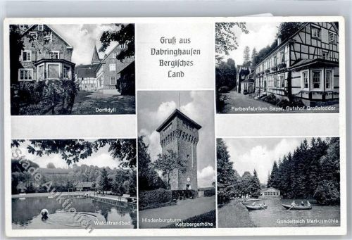 42929 W5632 Dabringhausen - Waldstrandbad , Gutshof Bayer