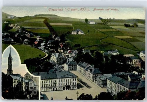 08309 O9405 Eibenstock - Neumarkt, Winkel, Kirchturm