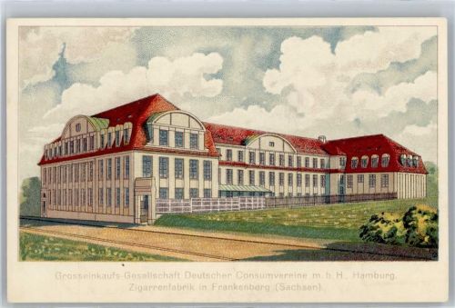 09669 O9262 Frankenberg , Sachs - Zigarrenfabrik