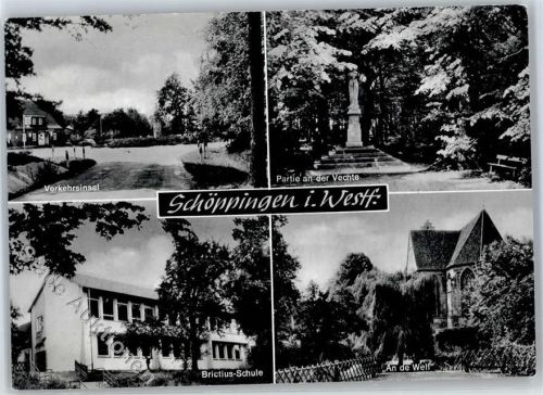 Schöppingen Verkehrsinsel Brictius-Schule Vechte
