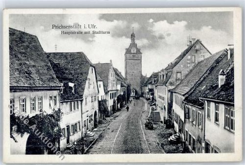 97357 W8718 Prichsenstadt - Hauptstraße, Stadtturm